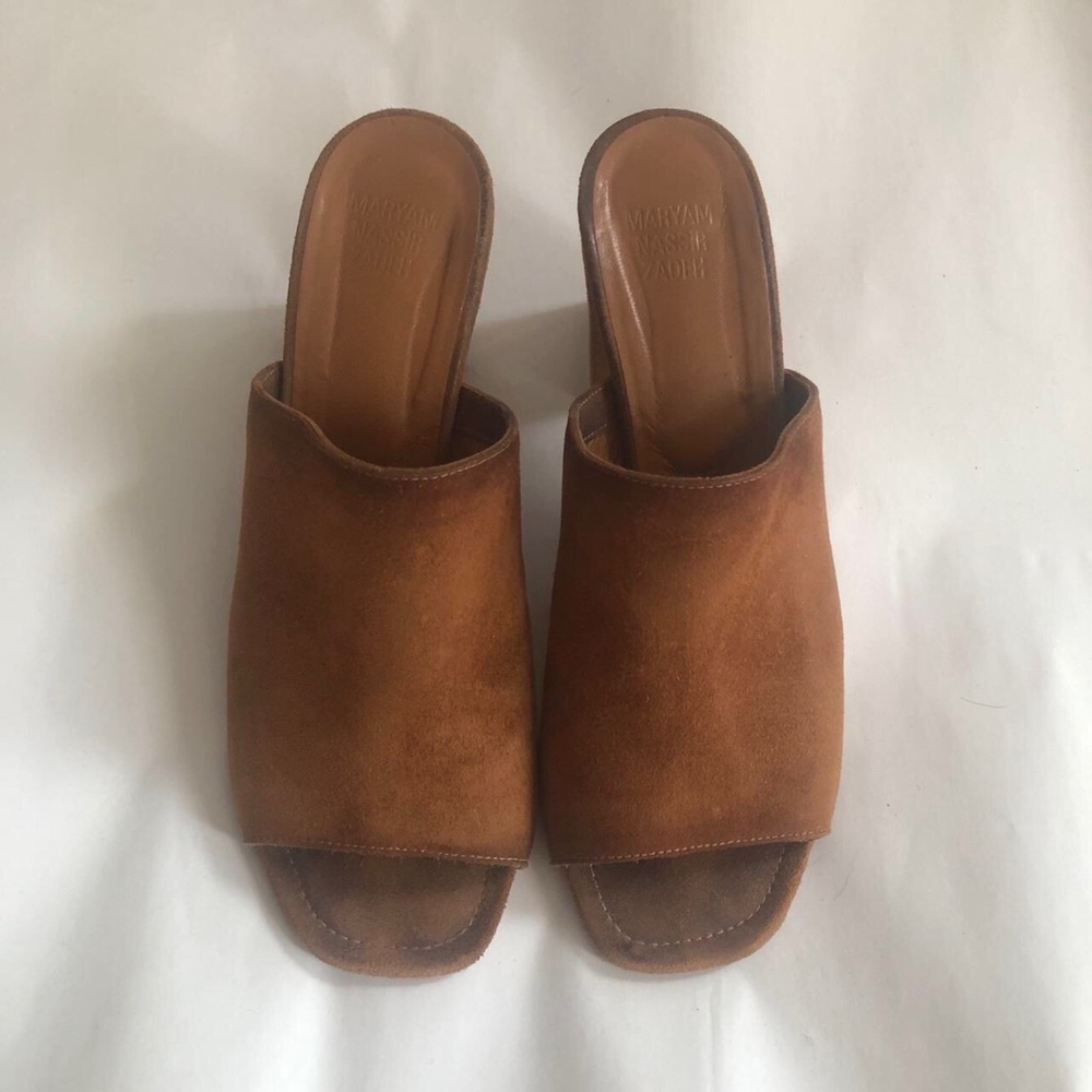 MNZ Penelope suede mules